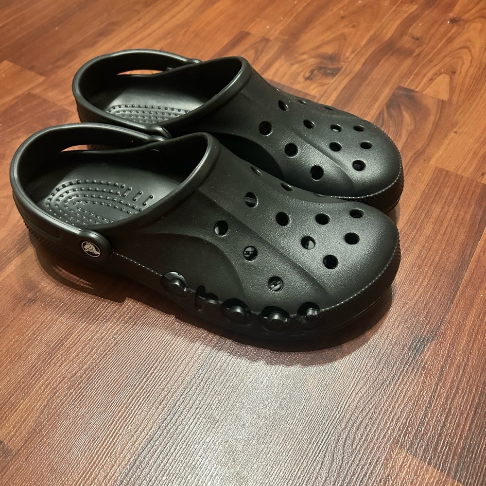 Black Crocs Baya Clogs